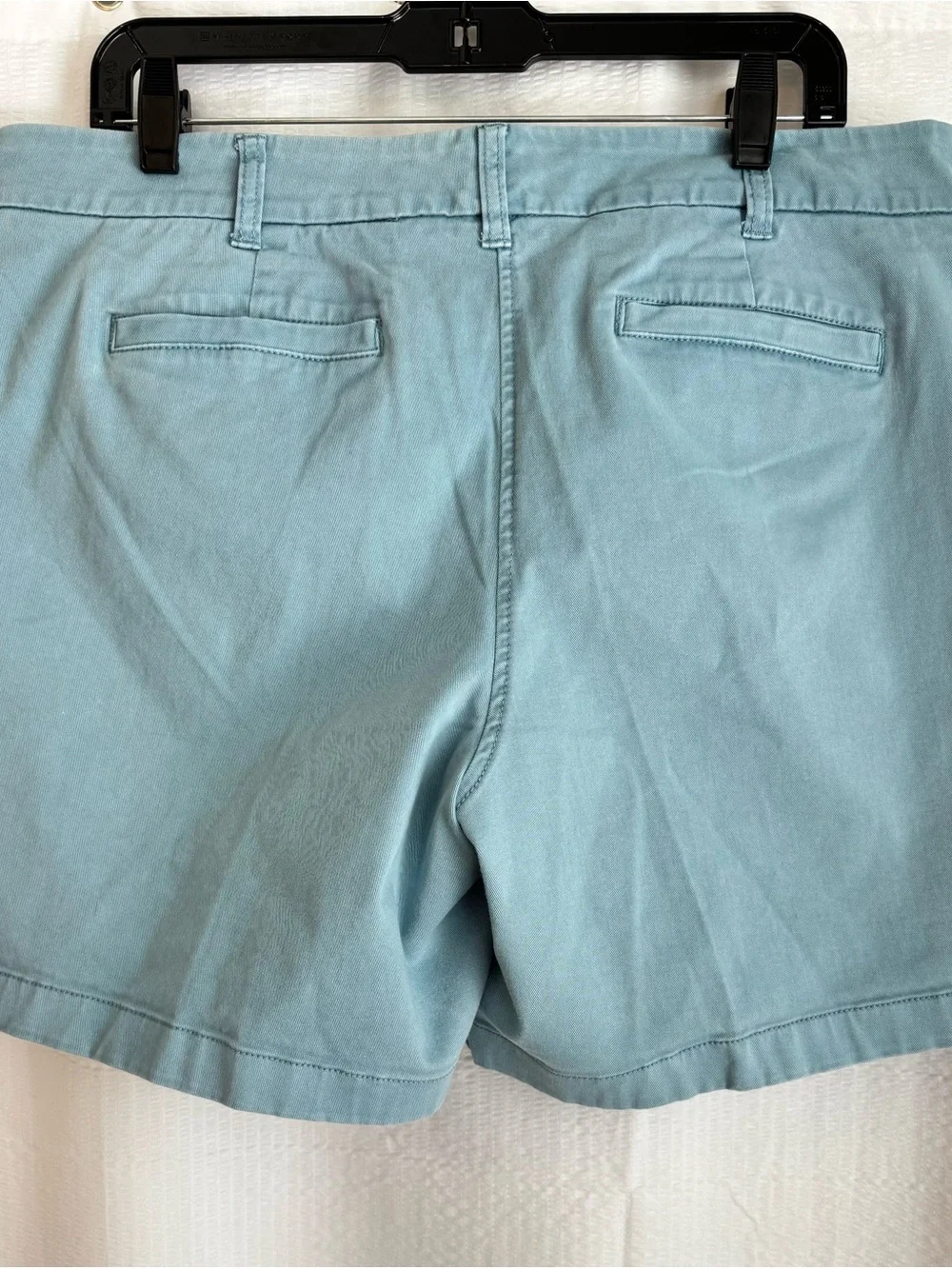 J. Crew Light Teal Cotton Bermuda Shorts